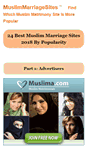 Mobile Screenshot of muslimmarriagesites.com